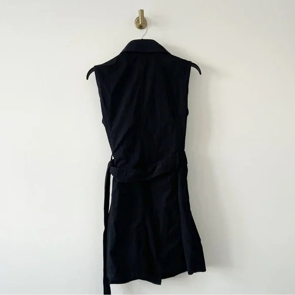 NEW Sample Eileen Fisher Double Breasted Belted Tencel Dress - Picture 3 of 6